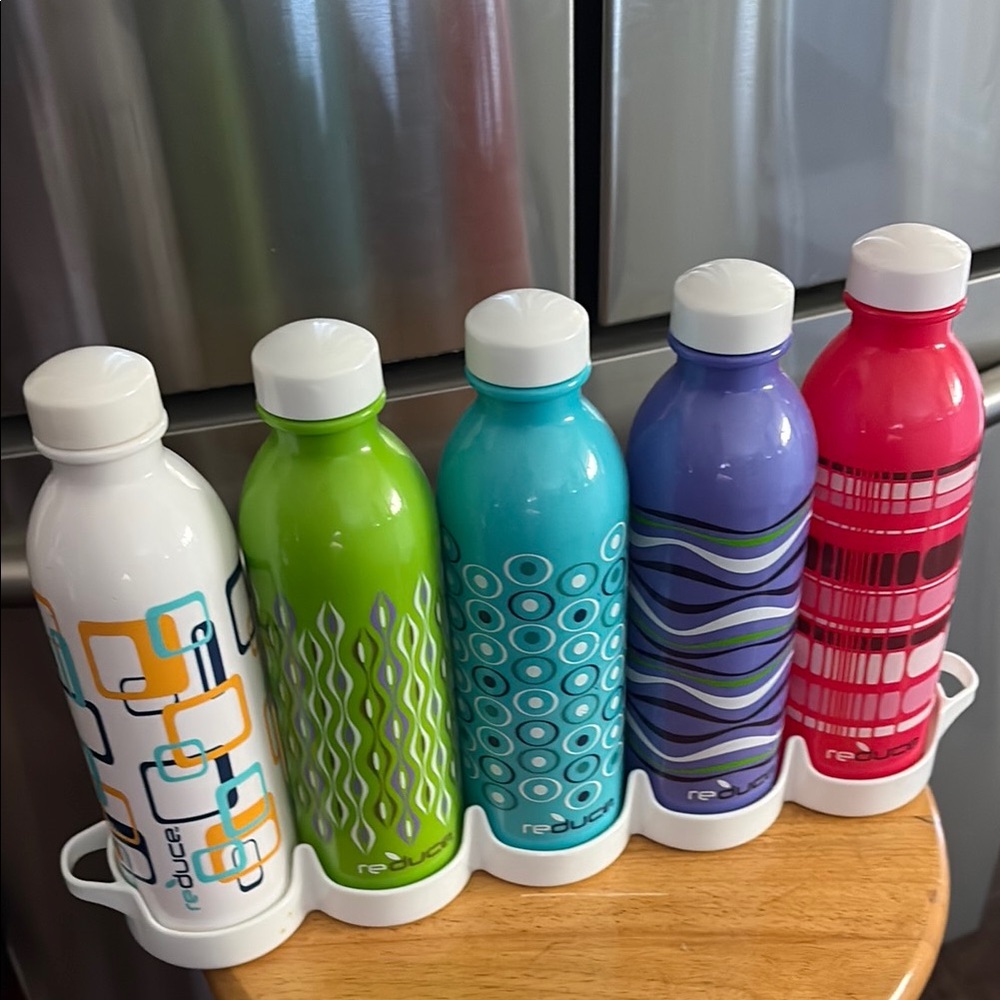 Colorful Reusable Water Bottle Set